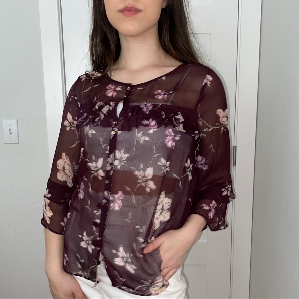 Sheer Blouse - Picture 3 of 3